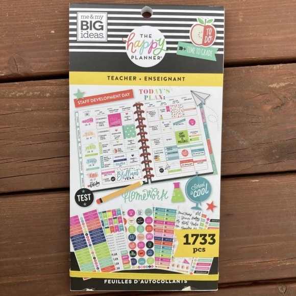The Happy Planner TEACHER Sticker Book MAMBI- Create 365- 1733 pc - Picture 1 of 2